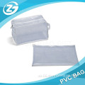 Translucent Clear Vinyl & Mesh Travel Accessories/ Cosmetic Bag